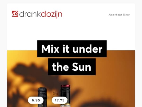 DrankDozijn | Aanbiedingen week 20 | Mix it under the Sun