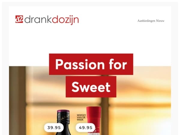 DrankDozijn | Aanbiedingen 27 week | Passion for Sweet