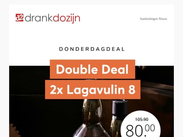 DonderdagDeal | Lagavulin 8 years 70CL