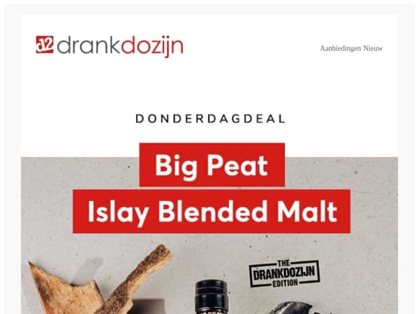 DonderdagDeal | Big Peat The DrankDozijn Edition 70CL