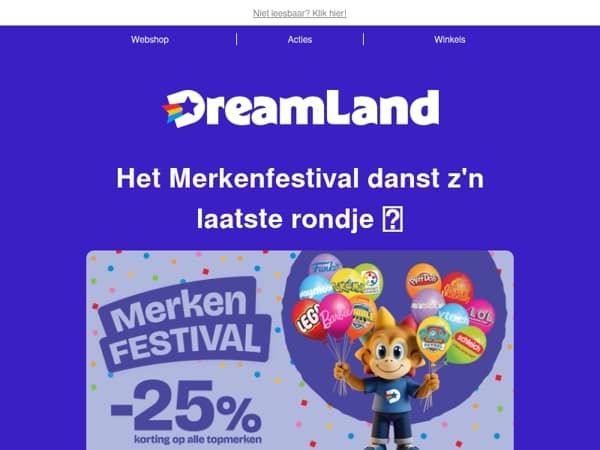 Nog héél even Merkenfestival 🎁