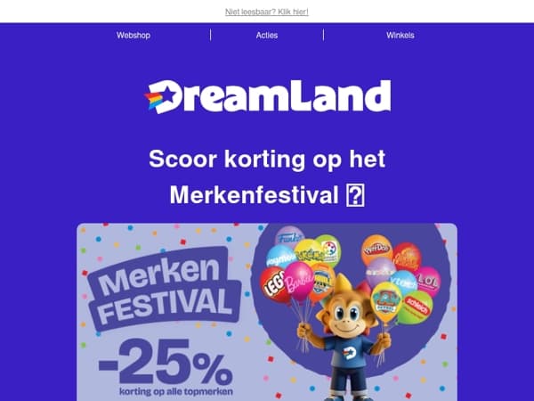 Het Merkenfestival is gestart 🎉