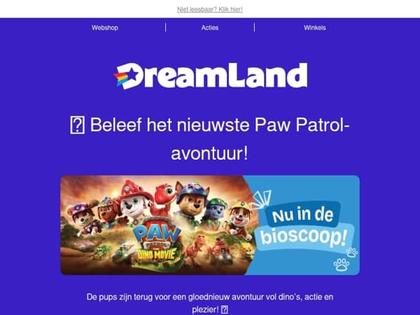 Breng de avonturen van Paw Patrol naar huis
