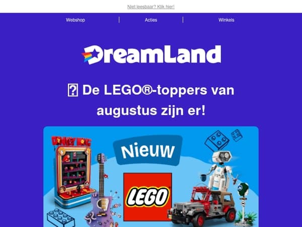 De LEGO® nieuwigheden zijn er! 😁