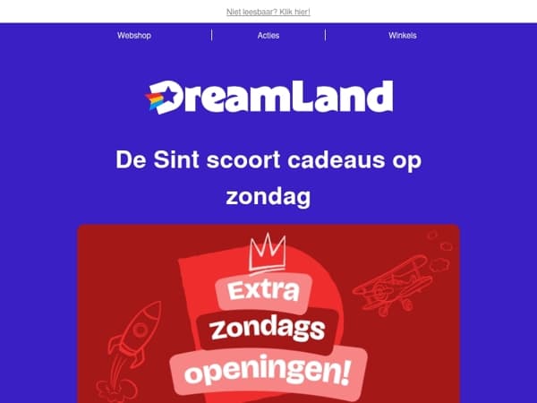 Extra open op zondag 👀
