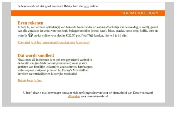 Nog een paar nachtjes slapen...