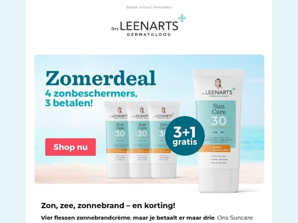 Extra veel SPF, minder betalen! 🌞