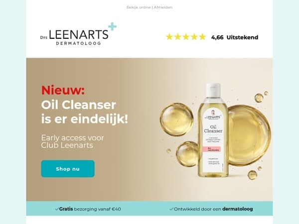 NIEUW: Oil Cleanser 🫧