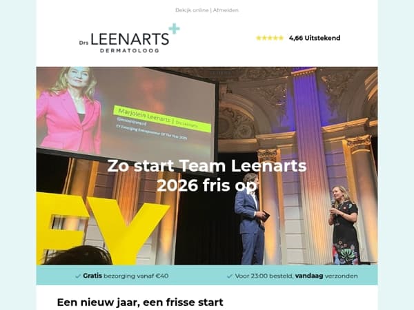 Zo starten wij fris het nieuwe jaar 💙