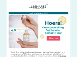 Onze Jojoba Olie bestaat 1 jaar 🎉