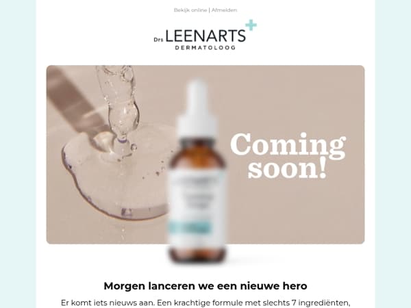 Morgen lanceren wij iets NIEUWS 📅 👀