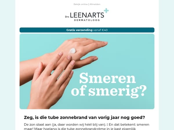 Kan ik die tube zonnebrand van vorig jaar nog gebruiken? 🧴