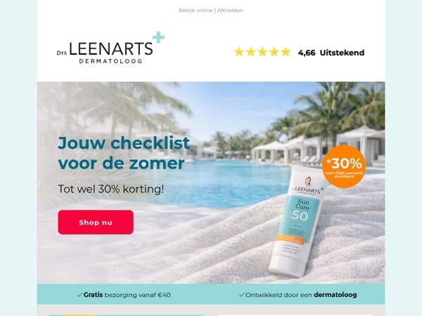 Jouw checklist voor de zomer 🏖️
