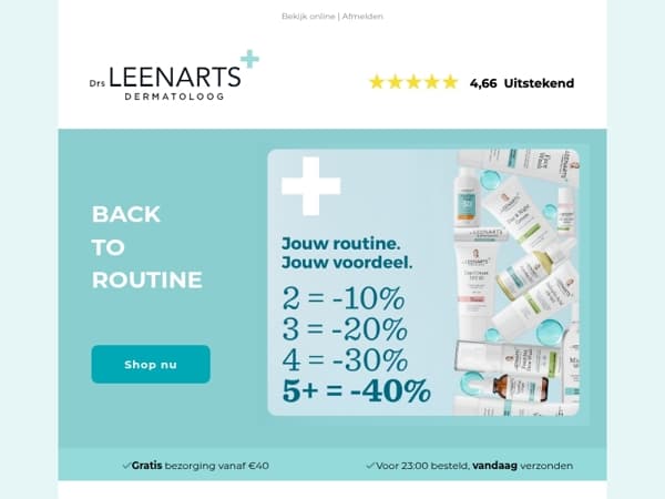 ☀️Een routine speciaal voor jouw huid