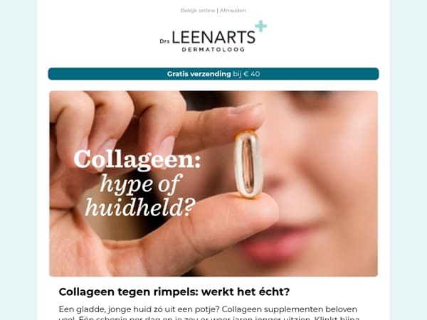 Collageen tegen rimpels: hype of huidheld? 👀