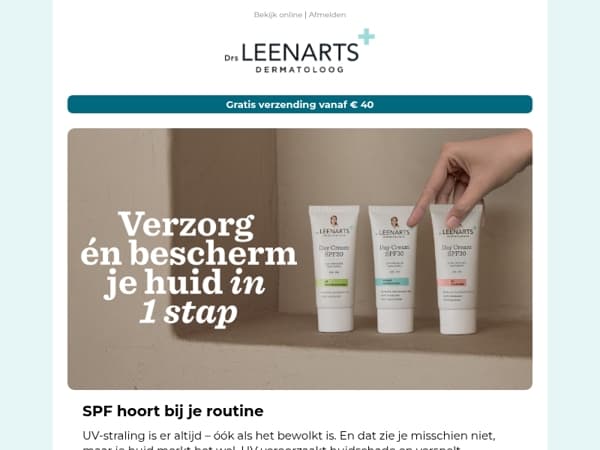 Welke dagcrème met SPF past bij jouw huid?