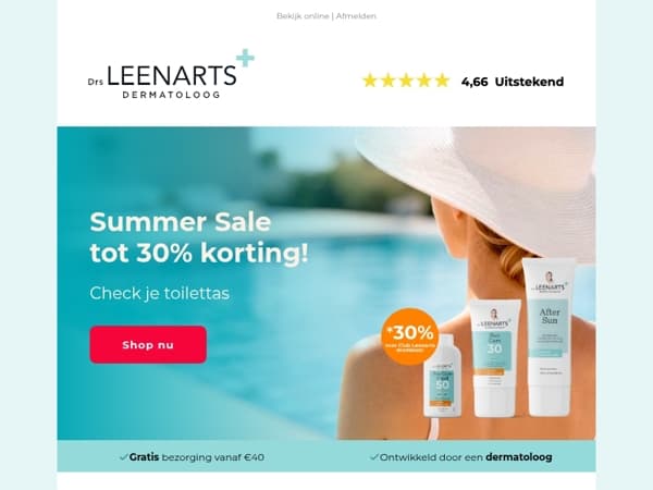 Nog steeds Summer Sale ☀️