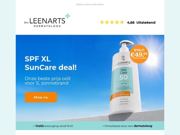 SPF XL SunCare deal ☀️