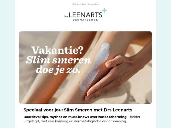 Boordevol tips: hét zon-magazine van Drs Leenarts is er! 🌞