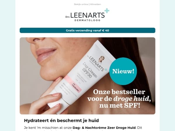 NIEUW! Droge huid? Dit is je nieuwe huidheld 🌞