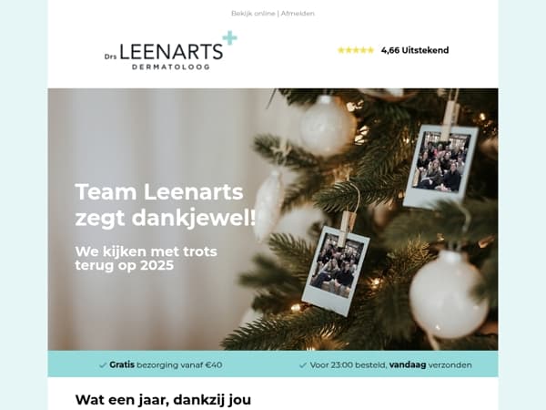 Een dankjewel onder de boom 🎁