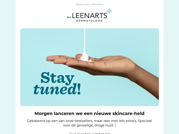  Iets nieuws voor je droge huid 📅 👀