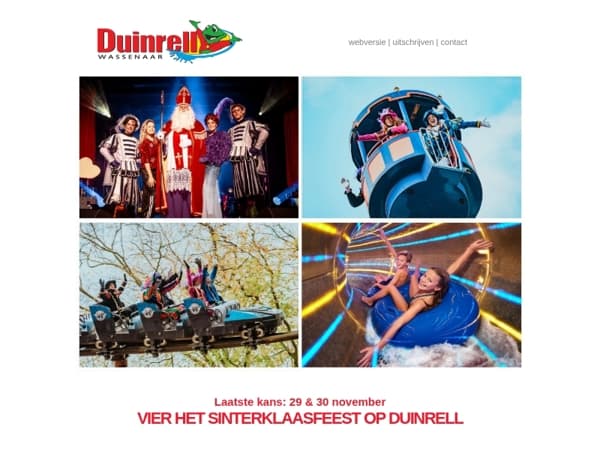 Laatste kans: op 29 & 30 november