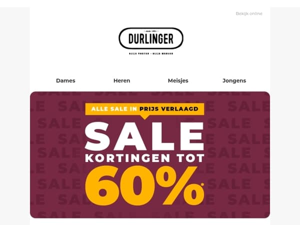 SALE alert: tot wel 60% korting