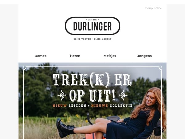 Trek(k) er op uit met onze nieuwe collectie!