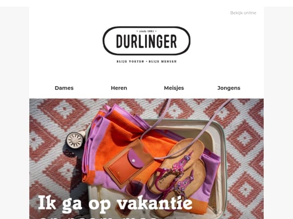 Ik ga op vakantie en neem mee...