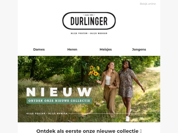 Ontdek als eerste onze nieuwe collectie!