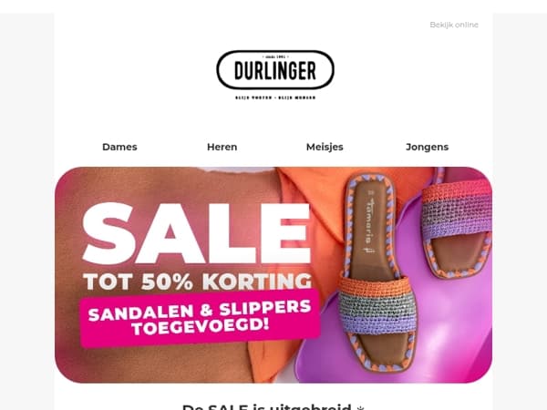De SALE is uitgebreid ☀️