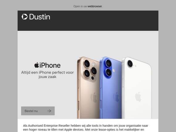 iPhone, dé slimme keuze voor jouw organisatie