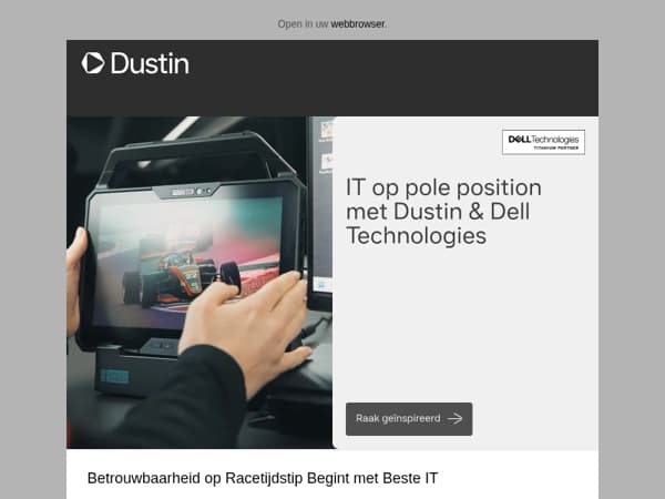 Raceprestaties naar een hoger niveau met Dell & Dustin 🚀