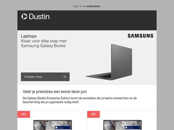 Nieuw: Samsung Galaxy Book6 Enterprise Edition