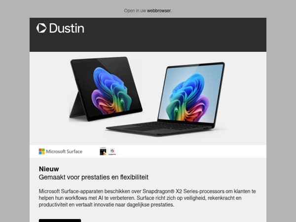 Nieuw: Gemaakt voor prestaties en flexibiliteit