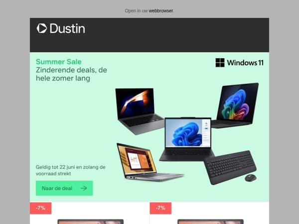 Summer Sale! Zinderende deals, de hele zomer lang