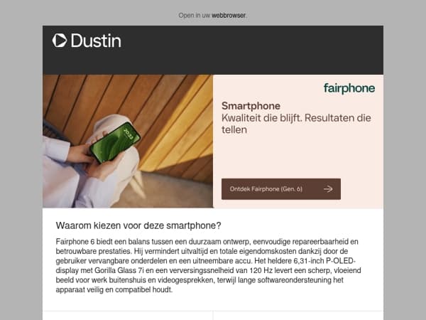 Waarom kiezen voor deze smartphone?