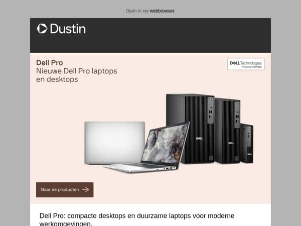 Maak kennis met de nieuwe Dell Pro-familie