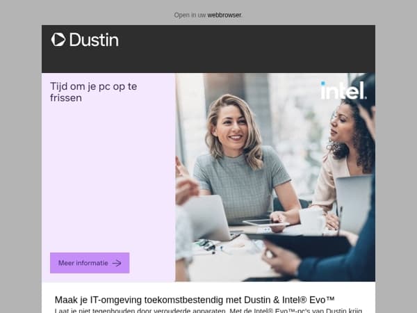 Klaar voor een pc-update? Intel® Evo™ wel!