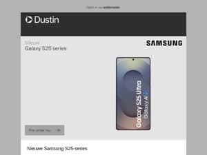 De nieuwe Samsung S25-series is hier