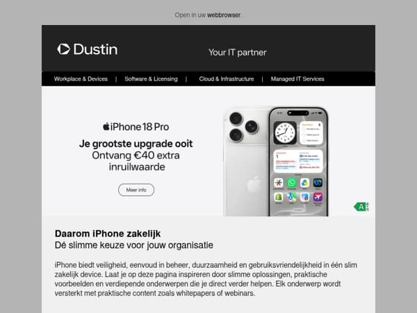 iPhone 18 Pro: Daarom iPhone zakelijk