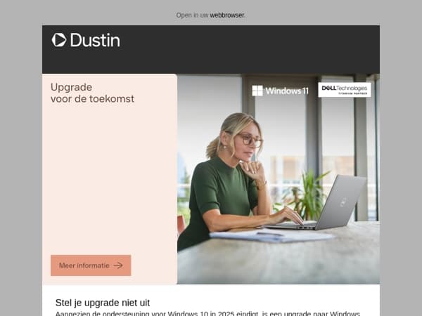 Upgrade voor de toekomst met Dell Technologies en Windows 11