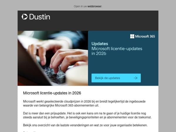 Microsoft licentie-updates in 2026