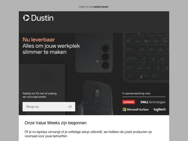 Onze Value Weeks zijn begonnen