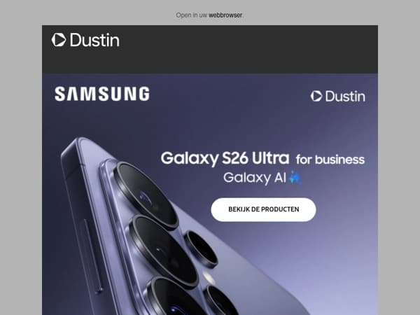 Samsung Galaxy S26-serie: De meest intuïtieve Galaxy AI-smartphone