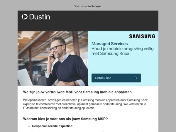 Houd je mobiele omgeving efficiënt en veilig