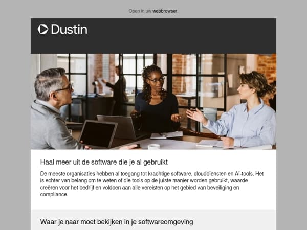Haal meer uit de software die je al gebruikt