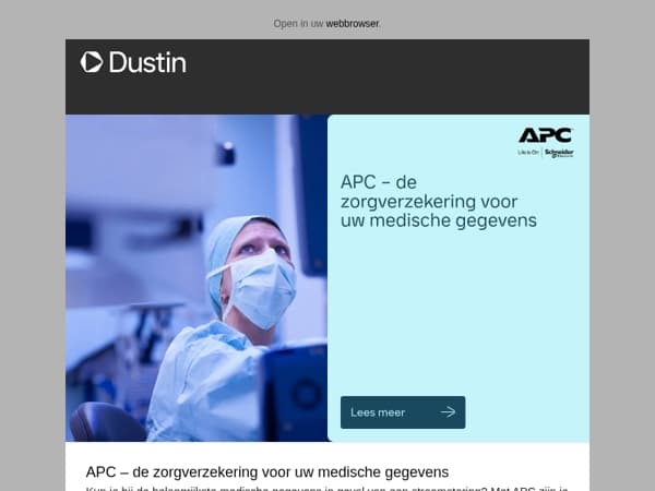 APC – de zorgverzekering voor uw medische gegevens