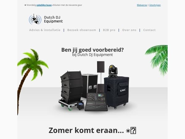 De zomer komt eraan – ben jij voorbereid? ☀️⛱️